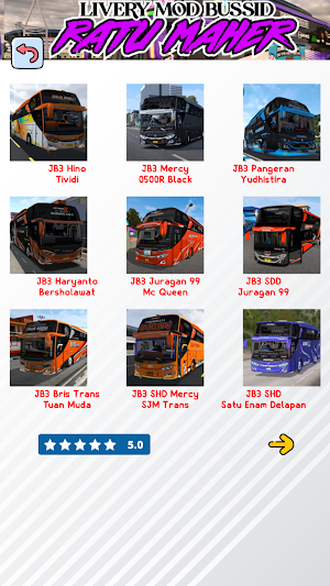 Livery Mod Bussid Ratu Maher Screenshot 2