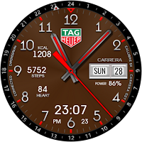 Tag Carrera Hybrid Watch Face