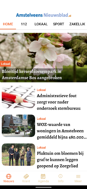 Amstelveens Nieuwsblad Screenshot 0