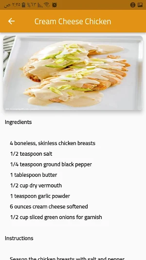 food recipe Screenshot 2