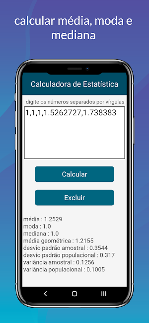 Calculadora de Variância PRO Screenshot 3