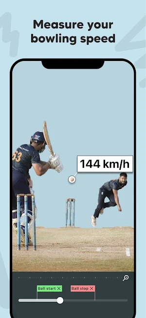 Bowling speed Meter - accurate Screenshot 0