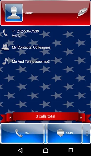 Independence Day Dialer theme Screenshot 1