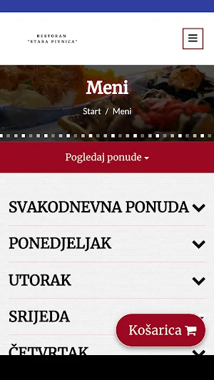 Restoran Stara Pivnica Screenshot 2