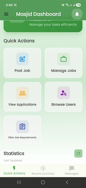 Masjid jobs Screenshot 1
