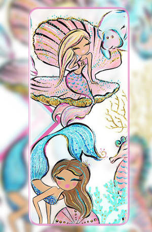 cute mermaid wallpaper Screenshot 0