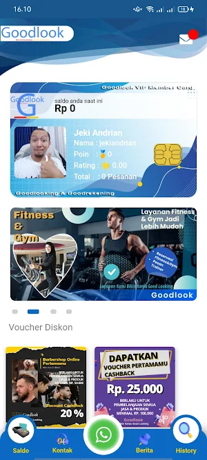 Goodlook - Barbershop & Gym Screenshot 1