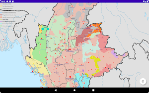 Myanmar war map Screenshot 2