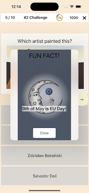 EuroQuiz App Screenshot 3