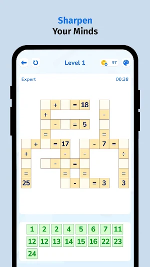 CrossMaths - Number Puzzle Screenshot 0