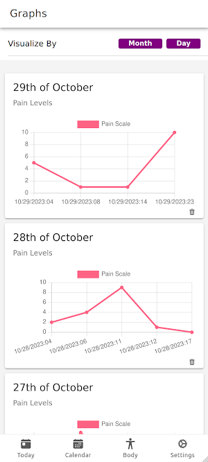 Chronic Pain Journal Screenshot 2