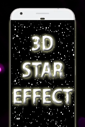 3D Star effect Wallpaper Screenshot 0