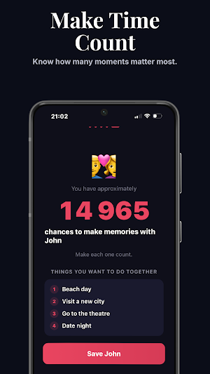 Just Time : Life Countdown Screenshot 1