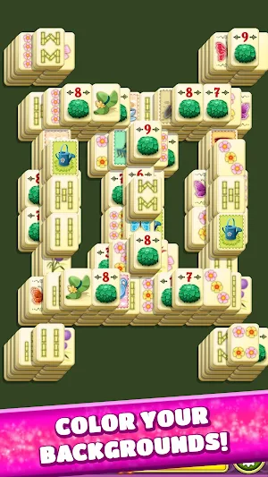 Mahjong Spring Flower Garden Screenshot 3