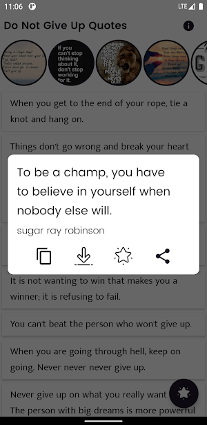 Do Not Give Up Quotes Screenshot 1