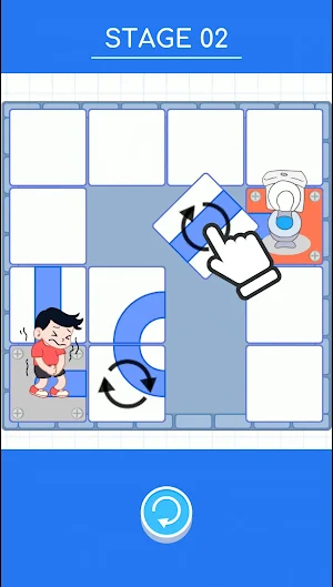 Toilet Slide Puzzle Screenshot 1