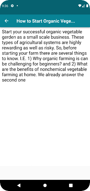 Organic Vegetables Farming Screenshot 2