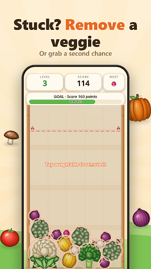 Veggie Merge: Drop & Merge Screenshot 3