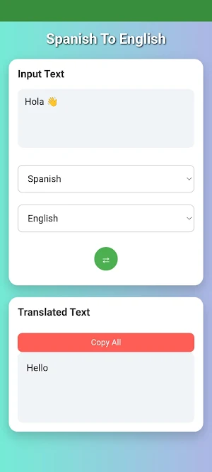 Spanish to English Screenshot 3