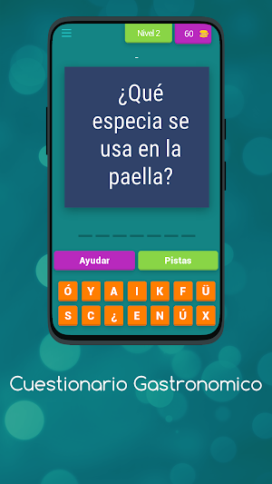 Cuestionario Gastronomico Screenshot 2