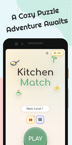 Kitchen Match: Cozy Tiles Screenshot 0