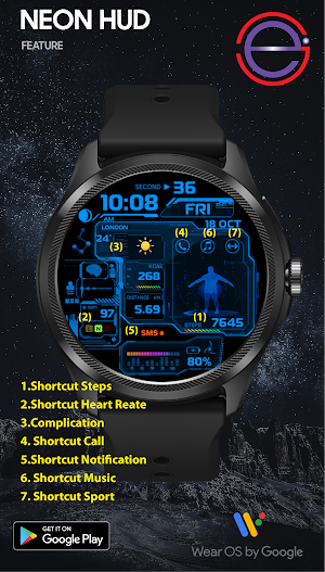 Neon HUD Screenshot 0