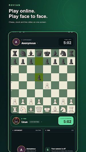 Face-to-Face Online Chess Screenshot 1