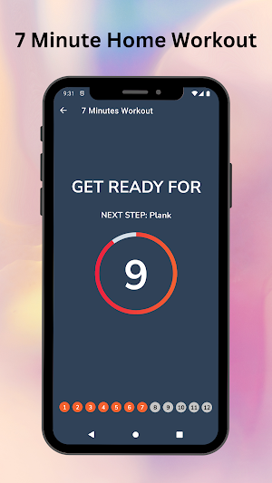 7 Minute Workout ~ Fitness App Screenshot 1