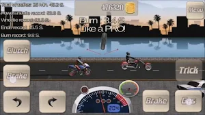 Stunt King - Wheelie Motorbike stunts game Screenshot 3