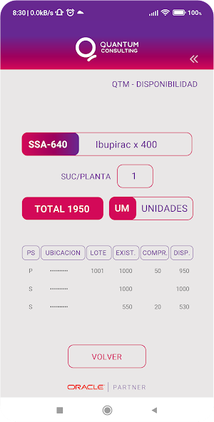 QTM-DISPONIBILIDAD Screenshot 3
