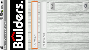 Builders Warehouse Web Track Screenshot 1