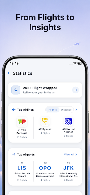 SkyJourney - Flight Logger Screenshot 3