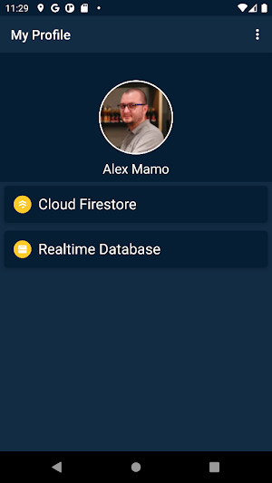 FireApp - Demo App for learnin Screenshot 1