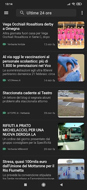 Verbano - Cusio - Ossola notizie Screenshot 2