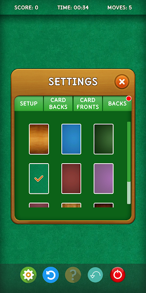 Klondike Solitaire Offline Screenshot 1