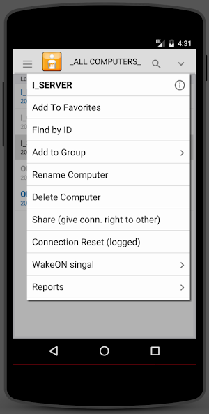 imPcRemote Manager Screenshot 2