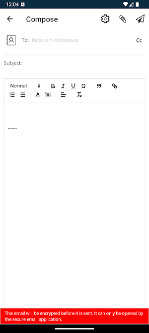 SecureEMAIL by Pfortner Screenshot 2