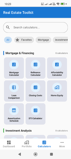 Real Estate Toolkit Screenshot 2