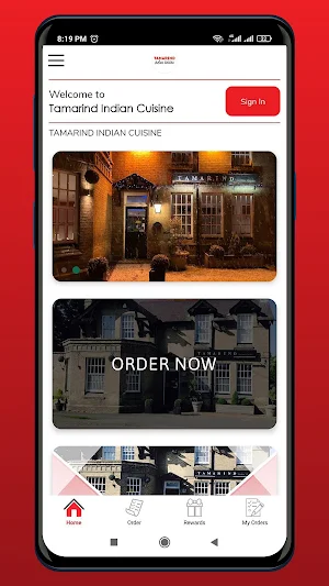 Tamarind Indian Cuisine Screenshot 0