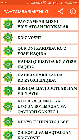 PAYG’AMBARIMIZNI YIG’LATGAN HODISALAR Screenshot 0