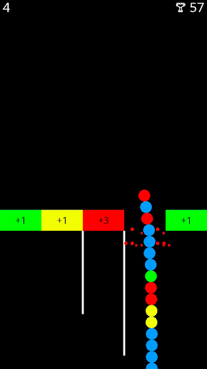 Color Snake vs Walls Screenshot 1