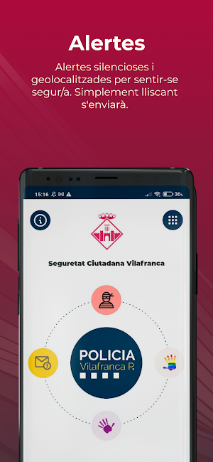 Seguretat Ciutadana Vilafranca Screenshot 2