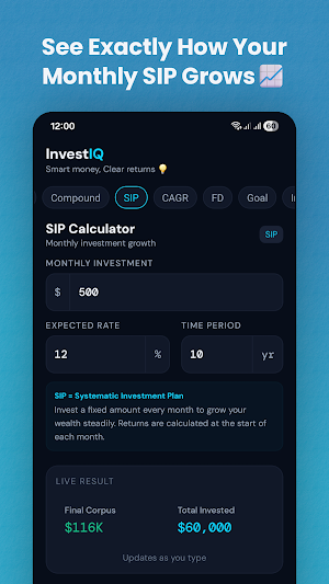 InvestIQ:Investment Calculator Screenshot 2