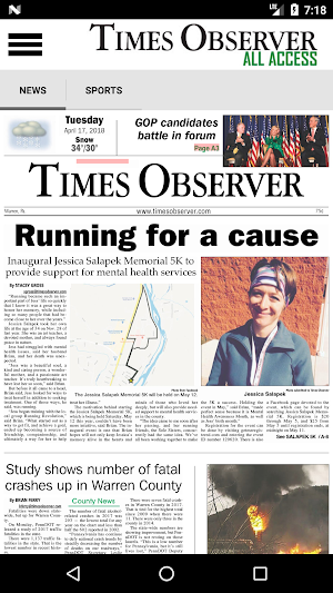 Times Observer All Access Screenshot 1