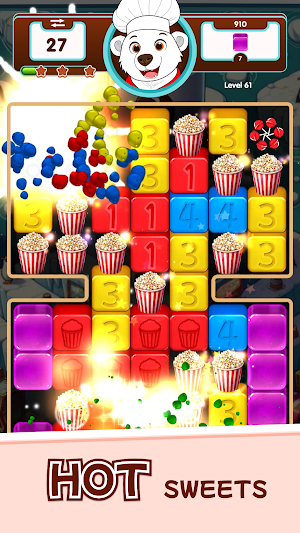Polar Bear HotSweets Match3 Screenshot 1