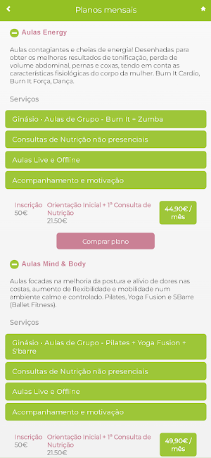 VivaFit Screenshot 2