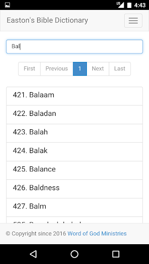 Easton's Bible Dictionary Free Screenshot 2