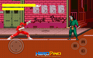Hero Dino Battle Ninja Ranger Steel Samurai Retro Screenshot 0