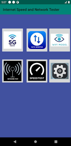 Internet Speed and Network Tester Screenshot 1