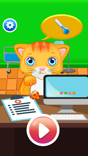 Kitten Doctor: Furry Pet Hospital Game Screenshot 3